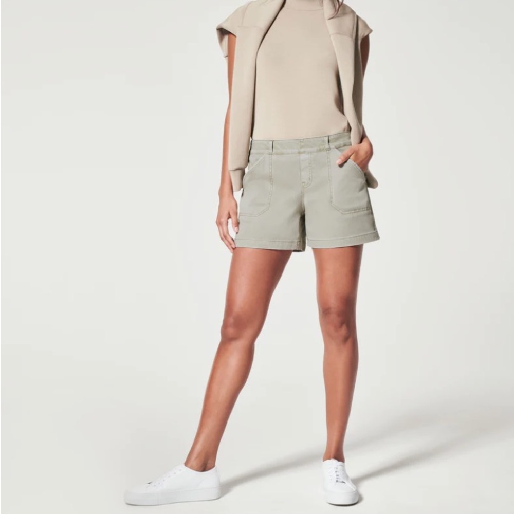 NWT Spanx Stretch Twill Shorts